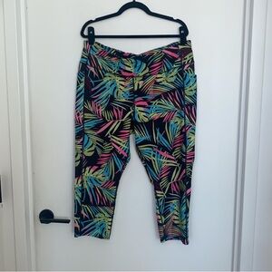 Athletic Works Tropical Print Leggings